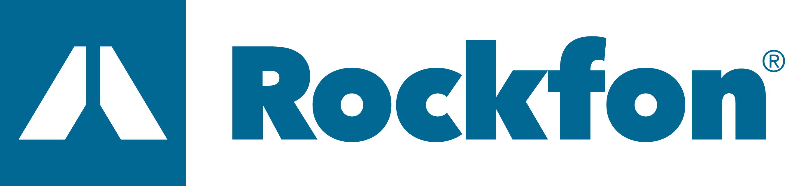 rockfon logo blue
